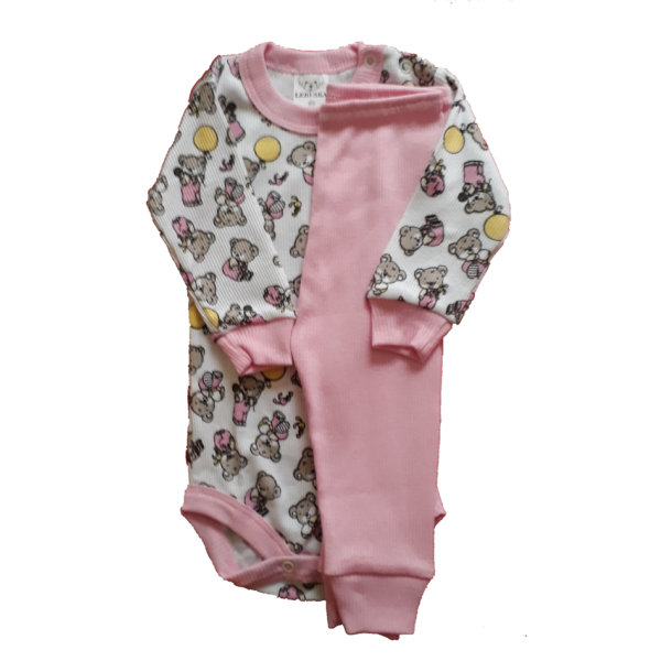 474 -  Conjunto Body Canelado Estampado RN,P,M,G